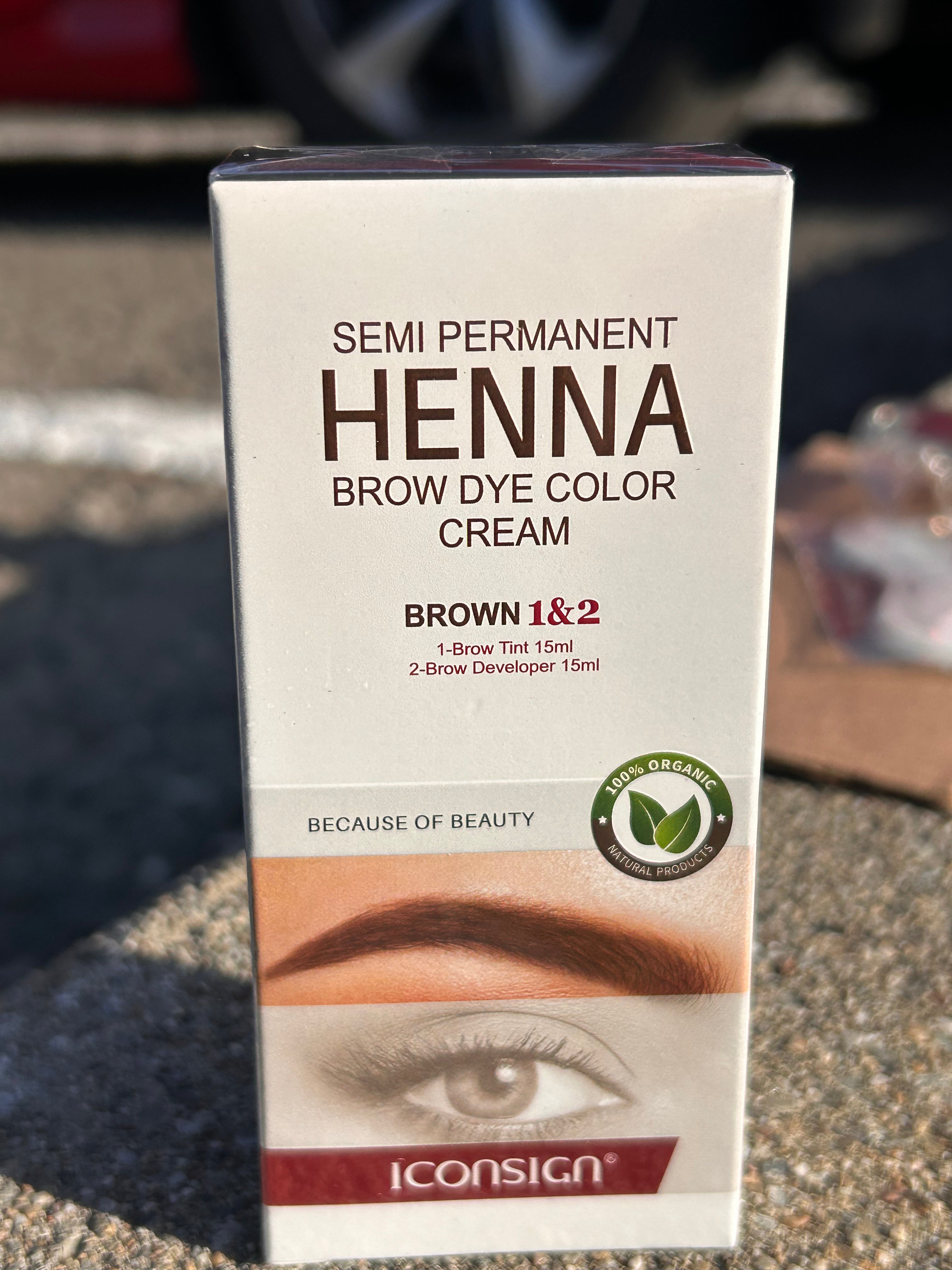 Henna Brown Dye Color Cream