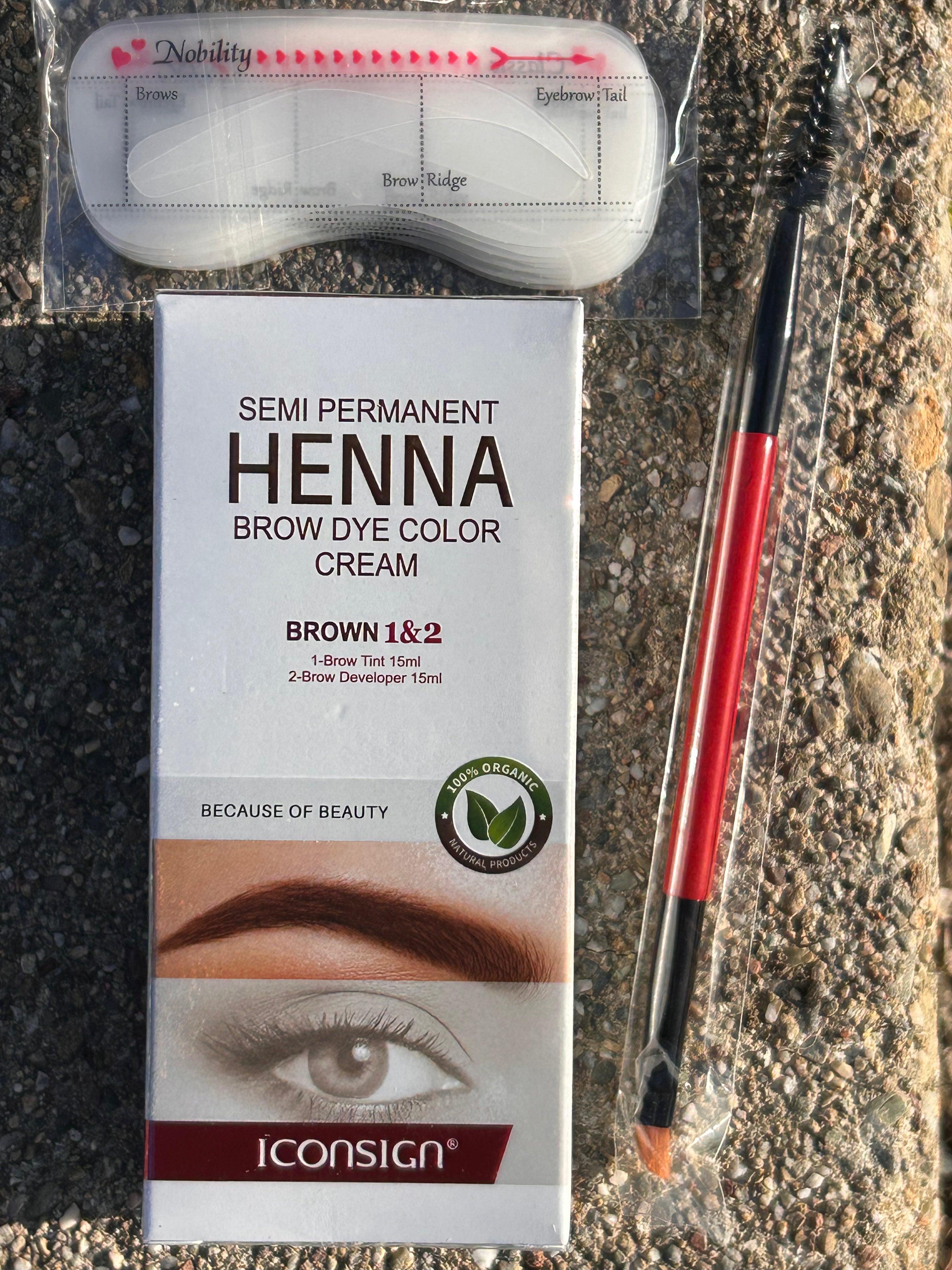 Henna Brown Dye Color Cream